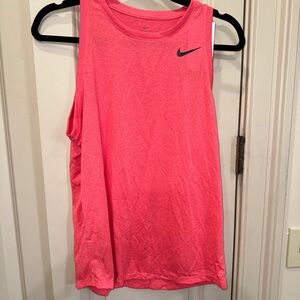 Nike Pink Sleeveless Relaxed Tank Top